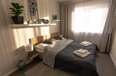 Přehoz Ultra světle šedá/tmavě šedá