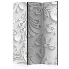 Artgeist Paraván - Flowers with Crystals [Room Dividers]