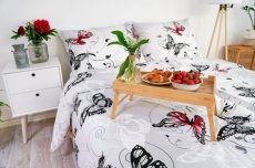 Stanex Luxusní povlečení Motýl bílý Krep