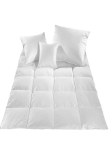 Prikrývka 100 % husacie perie 200x220 cm, 2500 g sypka biela
