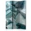 Artgeist Paraván - Concrete Cubes (Green) [Room Dividers]