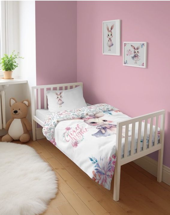 Bambusové povlečení do postýlky Zaječice 100/135, 40/60 cm