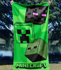 Dětská osuška Minecraft Mob Head 70x140 cm