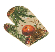 Vánoční chňapka koblihy a jablka