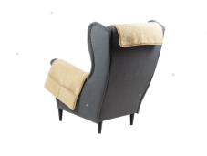 Poťah na kreslo z merino vlny béžový