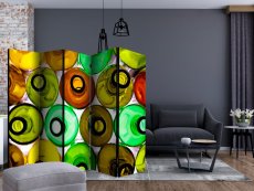 Artgeist Paraván - bottles (background) [Room Dividers]