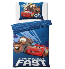 Dětské povlečení Cars 3 Blesk McQueen a Burák 140x200 / 70x90 cm