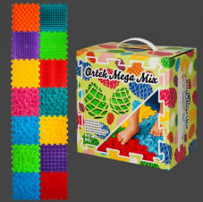 Masážní ortopedická podložka Puzzle "Mega Mix" 14 prvků