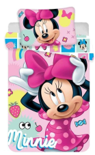 Jerry Fabrics Povlak do postýlky Minnie "Butterfly" baby, 100x135 / 40x60 cm
