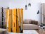 Artgeist Paraván - Birches on the orange background [Room Dividers]