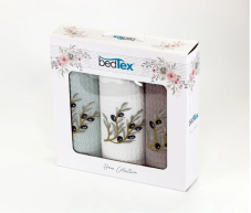 Darčeková sada Vaflových utierok 3 ks Olivová ratolest