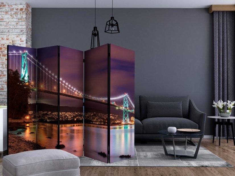 Artgeist Paraván - Glow Above the City II [Room Dividers]