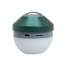 Zelené Závesné Kempingové Svetlo s Mini Reproduktorom