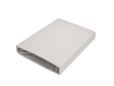 Jersey prestieradlo EXCLUSIVE svetlo sivé