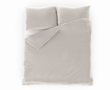 Klasické hotelové obliečky ATLAS hladký 140x200,70x90cm biele