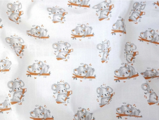 Látková plena 70x70 cm Koala kluk (balení 5 ks)