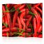 Artgeist Paraván - chili pepper - background [Room Dividers]