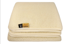 Deka z ovčí vlny Natur 160x200cm