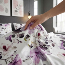 Saténové obliečky LUXURY COLLECTION Ibištek fialový