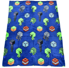 Dětská deka Minecraft Mob Monster 130x170 cm