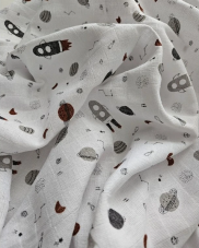 Látková plena 70x70 cm Vesmír (balení 5 ks)