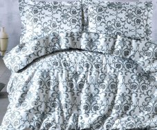 Brotex Francúzske obliečky Satén 200x200, 70x90cm Derin Grey