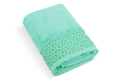 Froté ručník Krajka 50x100cm 500g tyrkysový