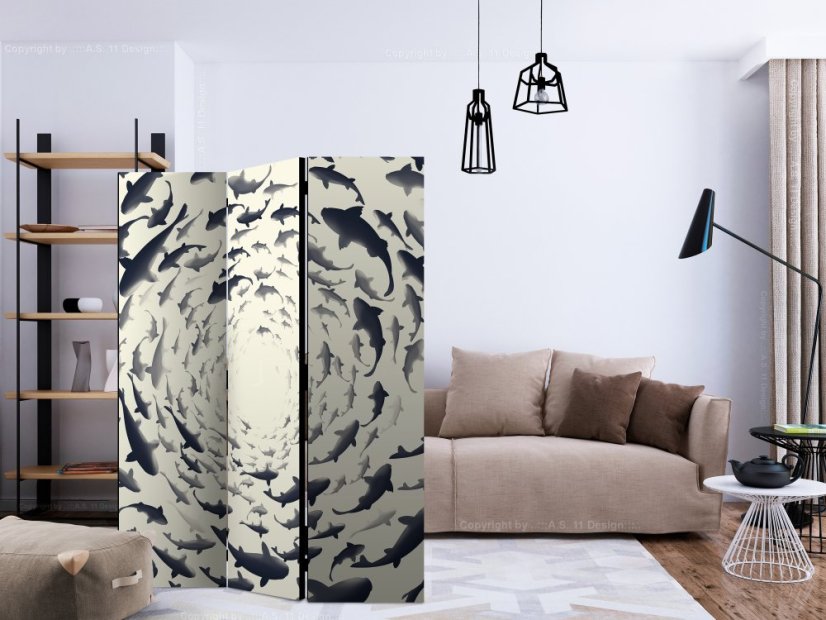 Artgeist Paraván - Fish Swirl [Room Dividers]