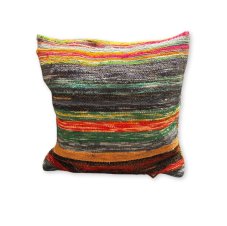 Patchworková Obliečka na Vankúš - 40x40cm - Zelené Odtiene