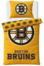 HOKEJOVÉ POVLEČENÍ NHL Boston Bruins Shields 140x200/70x90 cm