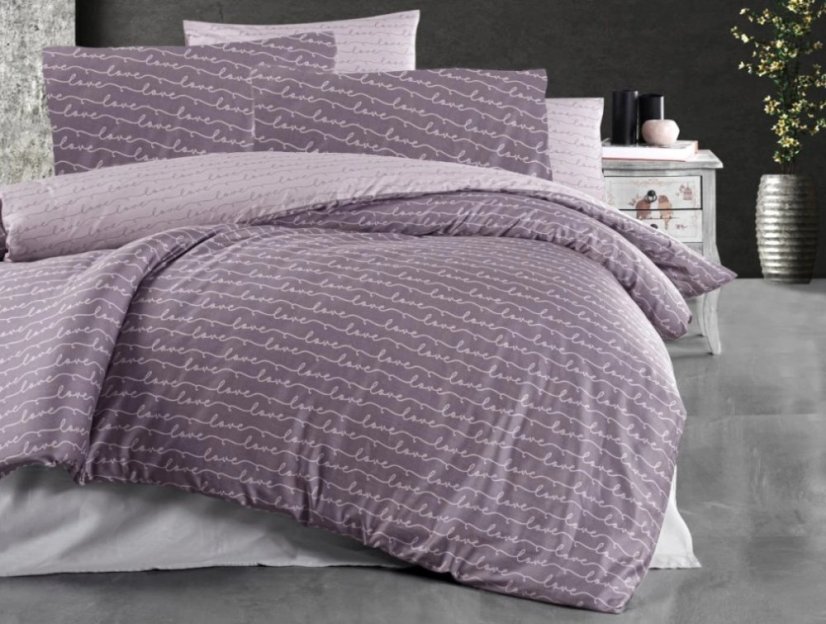 Brotex Obliečky Satén Love - Rozmer obliečky: 50x70 cm