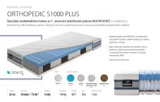 BENAB® Taštičkový matrac Ortopedic S1000 PLUS
