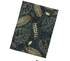 Mikroplyšová deka Zlaté Listy 150x200 cm
