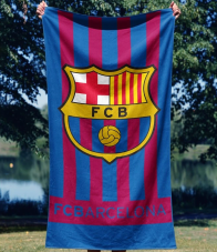 FC Barcelona Vertical – Bavlněná osuška 70x140 cm