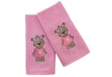 Detský uterák LILI 30x50 cm ružový