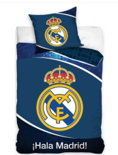 Fotbalové povlečení Hala Madrid 140x200/70x80 cm