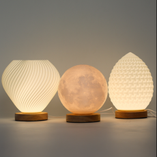 Vlnková Lampa - USB - 3 Nastavenia – Skrútená Mušľa