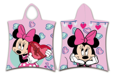 Detské pončo Pončo Minnie Pink 03  50x115 cm