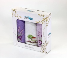 Darčeková sada froté uteráčikov 3 ks Levanduľa