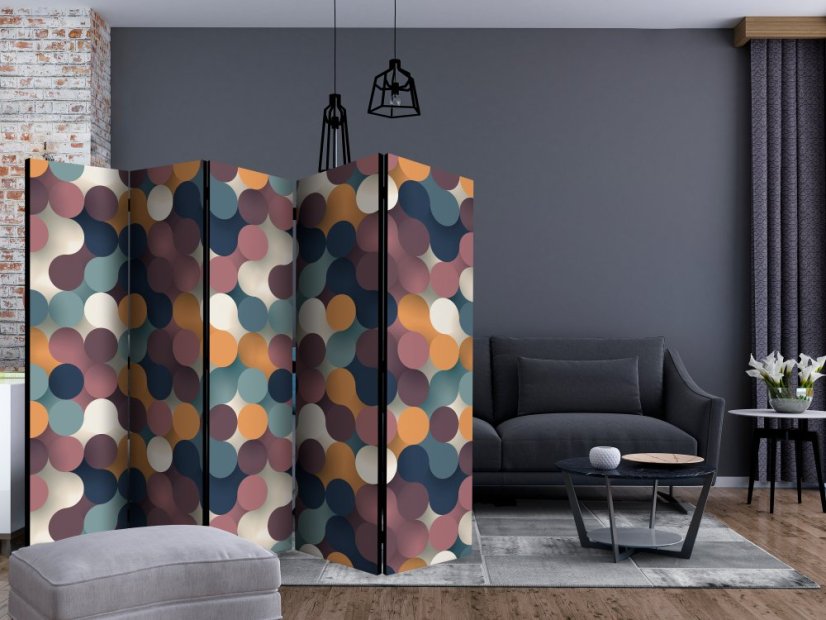 Artgeist Paraván - Colourful Particles [Room Dividers]
