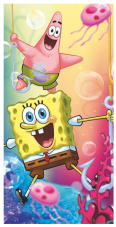 Jerry Fabrics Osuška froté Sponge Bob 012, 70x140 cm