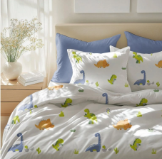 Bavlnené obliečky Dinosauri 140x200 + 70x90 cm