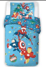 Detské obliečky Avengers Vianočná Jazda 140x200/70x90 cm
