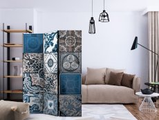 Artgeist Paraván - Blue Arabesque [Room Dividers]