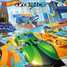 Dětské povlečení Hot Wheels Let´s Race 140x200 / 70x90 cm