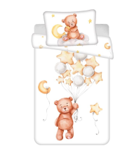 Jerry Fabrics Povlečení do postýlky Macko cute baby 100x135 / 40x60 cm