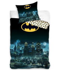 Dětské povlečení Batman Noční Gotham 140x200 / 70x90 cm