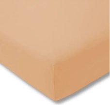 Jersey prostěradlo meruňkové 90 x 200 cm extra pevné 160g/m2