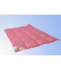 Přikrývka Classic 140x200 cm celoroční růžový peří / pápěrka