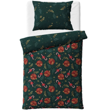 Vánoční bavlněné povlečení Sladké a Veselé 140x200/70x90 cm